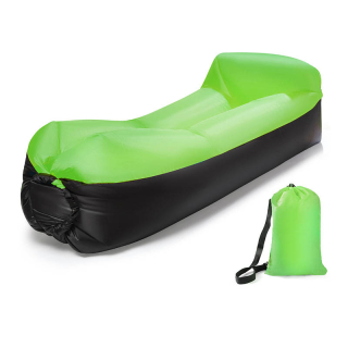 Nafukovací vak Lazy bag dvojvrstvový - zelený